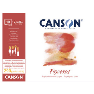 CANSON Bloc papier dessin 'Figueras', 210 x 297 mm, 290 g/m2