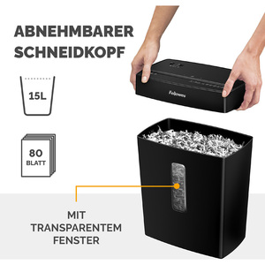 Fellowes Destructeur de documents Powershred P-42C, noir