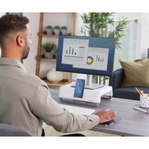 Fellowes Support pour écran Breyta, blanc