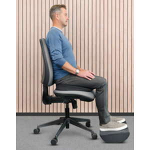 Fellowes Coussin d'assise en biseau Breyta, noir