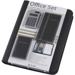 Alassio Serviette classeur 'Office Set', noir