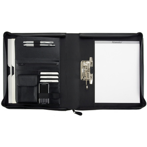 Alassio Serviette classeur 'BERGAMO', A4, similicuir, noir