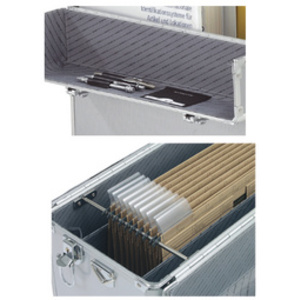 ALUMAXX Valise pour pilotes 'ALPHA', aluminium, argent