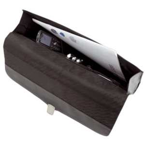 Alassio Porte-documents 'UDINE', cuir, noir