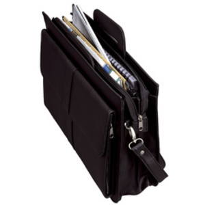 Alassio Porte-documents 'AVERSA', similicuir, noir