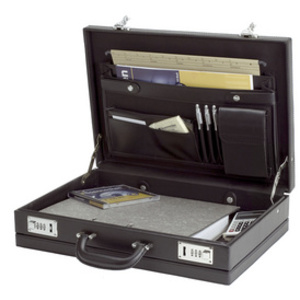 Alassio Attaché-case 'PONTE', similicuir, noir