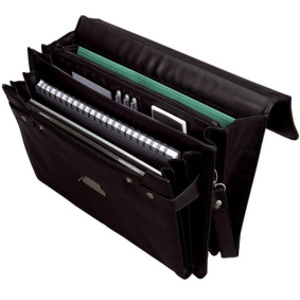 Alassio Porte-documents 'CANTANA', similicuir, noir