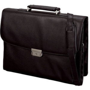 Alassio Porte-documents 'CANTANA', similicuir, noir