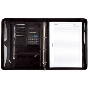 Alassio Serviette classeur 'MASSA', A4, similicuir, marron