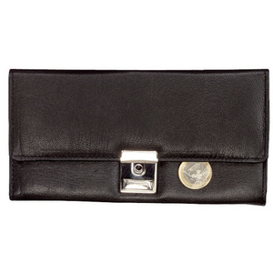 Alassio Portefeuille de serveur, en cuir, noir