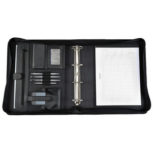 Alassio Serviette classeur 'OSI', A4, similicuir, noir