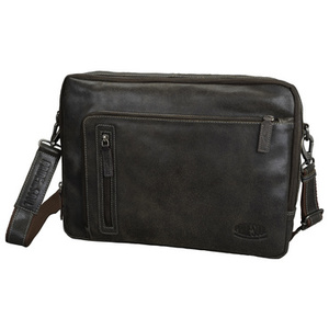 PRIDE&SOUL Sac à bandoulière 'KING', cuir, marron