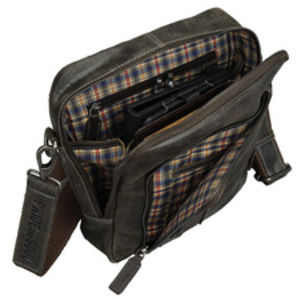 PRIDE&SOUL Sac à bandoulière 'WRETCH', cuir, marron