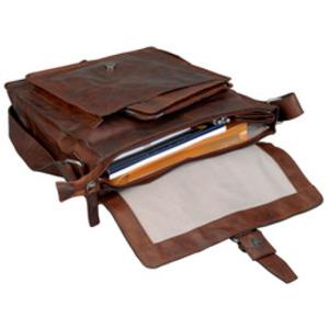 PRIDE&SOUL Sac à bandoulière 'ETHAN', cuir, marron