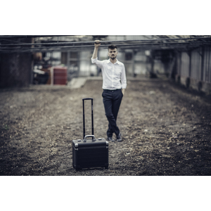 ALUMAXX Valise pour pilotes 'DISCOVERY', aluminium, noir mat