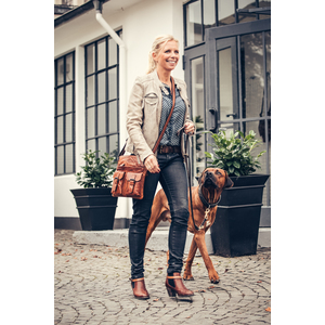 PRIDE&SOUL Sac à bandoulière 'LILLY LITTLE', cuir véritable