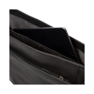 PRIDE&SOUL Sac à bandoulière URBAN, cuir, noir