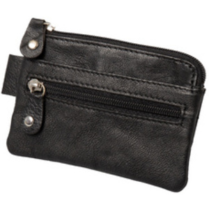 Alassio Etui pour clés, en cuir, noir