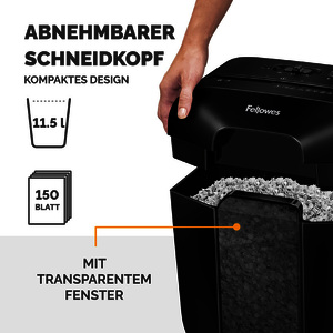 Fellowes Destructeur de documents Powershred LX25M, noir