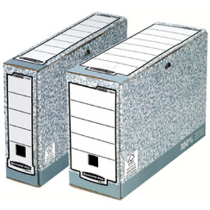 Fellowes BANKERS BOX SYSTEM boîte d'archives, (L)200mm, bleu  - 85045