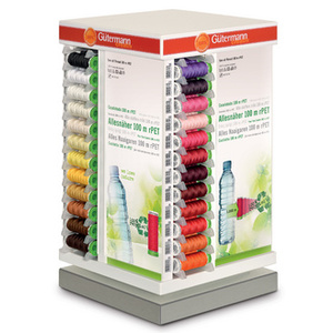 Gütermann Fil à coudre 'Allesnäher' rPET, présentoir de 144