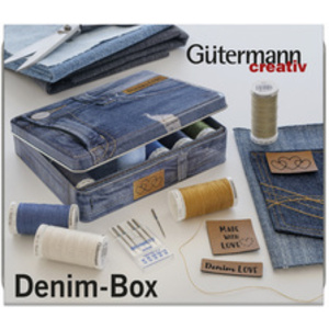 Gütermann Kit de fils à coudre Box Denim, 12 bobines