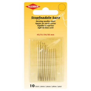 KLEIBER Set d'aiguilles à repriser, court, 6 pièces