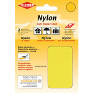 KLEIBER Pièce de réparation nylon, autocollant, blanc