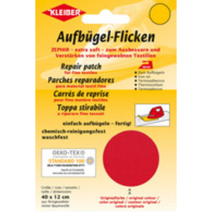 KLEIBER Patch thermocollant Zephir, 400 x 120 mm, brun foncé