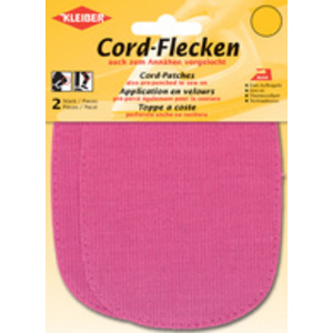 KLEIBER Patch thermocollant en velours c'telé, beige