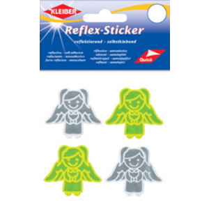 KLEIBER Sticker réflechissant 'Ange', argent/jaune