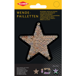 KLEIBER Etoile en sequins réversibles, or-argent