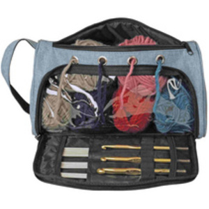 KLEIBER Sac pour accessoires de couture et tricot 'JEANS'