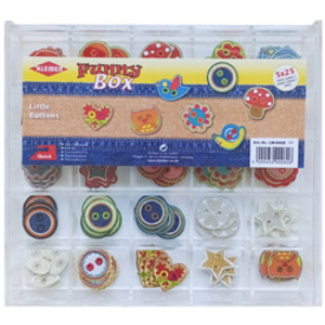KLEIBER Applications 'Funny Box - Little Buttons',125 pièces
