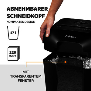 Fellowes Destructeur de documents Powershred LX45, noir