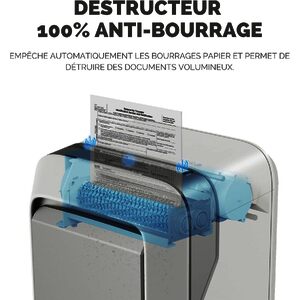 Fellowes Destructeur de documents Powershred LX 211, blanc
