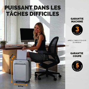 Fellowes Destructeur de documents Powershred LX 211, blanc
