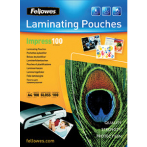 Fellowes Pochette de plastification, A4, brillante  - 60063