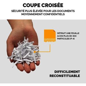 Fellowes destructeur de documents Powershred 125Ci,