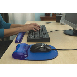 Fellowes Repose-poignet avec tapis de souris Crystal Gel  - 33844