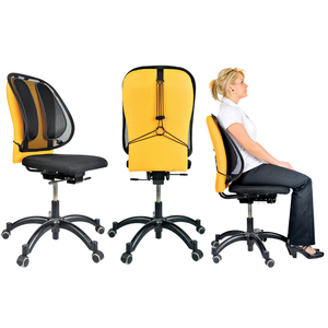 Fellowes Support dorsal en maille Office Suites, noir  - 82194