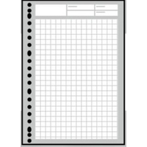 LANDRE Bloc business avec spirale sur la longueur, A4,