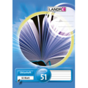 LANDRE cahier octave format A6, quadrillé, 70 g/m2, 64 pages