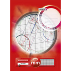 LANDRE bloc à papier millimétré DIN A3, 20 feuilles, 80 g/m2