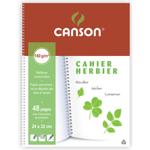 CANSON Cahier Herbier, 240 x 320 mm, 48 pages