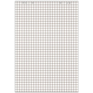 LANDRE Bloc paperboard, 20 feuilles, quadrillé, à plat