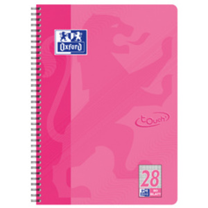 Oxford Cahier Touch, A4+, ligné, 160 pages, vert herbe