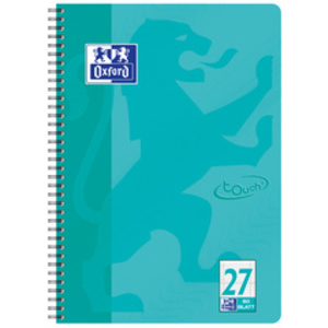 Oxford Cahier Touch, A4+, quadrillé, 160 pages, rose