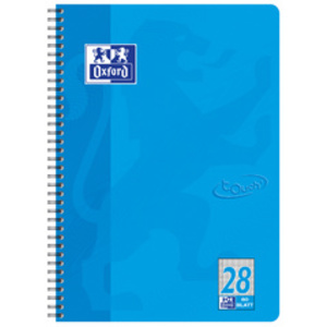 Oxford Cahier Touch, A4+, quadrillé, 160 pages, rose