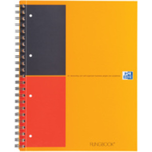 Oxford International Cahier 'FILINGBOOK', A4+, ligné  - 23780